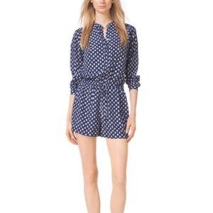 Michael Kors Ikat Crepe Romper